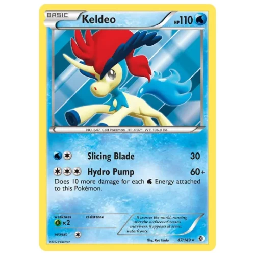 Keldeo - Boundaries Crossed Holofoil